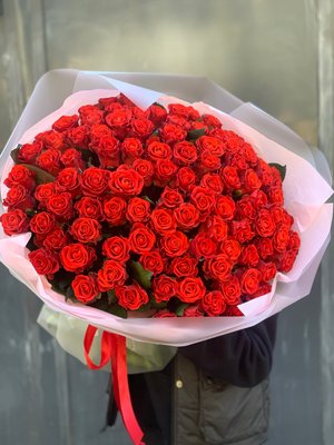 101 червона троянда Торо 00007777 фото